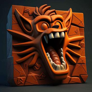 3D model Crash Bandicoot On the Run game (STL)